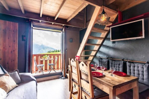 SlowChalet MontBlanc Duplex - Mountain View Balcony Elevator Free Parking Calm!
